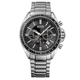 Hugo Boss Driver Chronograph Black Dial Silver Steel Strap Watch For Men - 1513080 Authentic Buy Shop Now