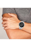 Hugo Boss Grand Prix Black Dial Silver Steel Strap Watch for Men - 1513477 Authentic Buy Shop Now