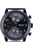Hugo Boss Navigator Black Dial Black Leather Strap Watch for Men - 1513497 Authentic Buy Shop Now
