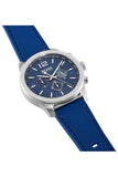 Hugo Boss Professional Chronograph Blue Dial Blue Silicone Strap Watch for Men - 1513526 Authentic Buy Shop Now