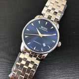 Mido Baroncelli II Automatic Blue Dial Silver Steel Strap Watch For Men - M8600.4.15.1 Authentic Buy Shop Now