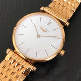 Longines La Grande Classique White Dial Rose Gold Mesh Bracelet Watch for Women - L4.209.1.92.8 Authentic Buy Shop Now