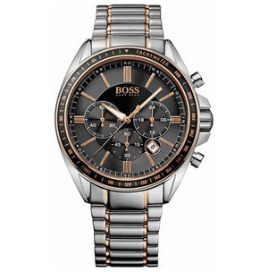 Hugo Boss Driver Sport Grey Dial Grey Steel Strap Watch for Men - 1513094 Authentic Buy Shop Now