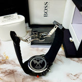 Hugo Boss Motorsport Special Edition Black Dial Black Rubber Strap Watch For Men - HB1512662 Authentic Buy Shop Now