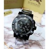 Burberry The City Grey Dial Gunmetal Grey Steel Strap Watch for Men - BU9381 Authentic Buy Shop Now