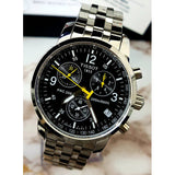 Tissot T Sport PRC200 Chronograph Black Dial Silver Steel Strap Watch for Men - T17.1.586.52 Authentic Buy Shop Now