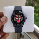 Gucci G Timeless Cat Motif Black Dial Black Leather Strap Unisex Watch - YA1264021 Authentic Buy Shop Now