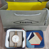 Fossil Jacqueline White Dial Two Tone Steel Strap Watch for Women - ES3634 Authentic Buy Shop Now