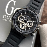Guess Momentum Black Dial Black Rubber Strap Watch for Men - GW0263G4 Authentic Buy Shop Now
