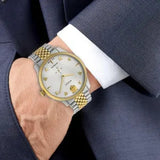 Gucci G Timeless Automatic White Dial Two Tone Steel Strap Watch for Men - YA126356 Authentic Buy Shop Now