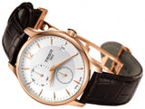 Tissot T Classic Tradition Chronograph White Dial Brown Leather Strap Watch For Men - T063.617.36.037.00 Authentic Buy Shop Now