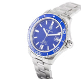 Tag Heuer Aquaracer Calibre 5 Automatic Blue Dial Silver Steel Strap Watch for Men - WAK2111.BA0830 Authentic Buy Shop Now