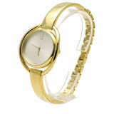 Calvin Klein Impetuous White Dial Gold Steel Strap Watch for Women - K4F2N516 Authentic Buy Shop Now