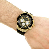 Guess Poseidon Chronograph Black Dial Black Rubber Strap Watch for Men - GW0057G1 Authentic Buy Shop Now