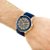 Guess Maverick Blue Dial Blue Rubber Strap Watch for Men - W0485G1 Authentic Buy Shop Now