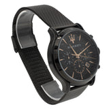 Maserati Epoca Chronograph Black Dial Black Mesh Strap Watch For Men - R8873618013 Authentic Buy Shop Now