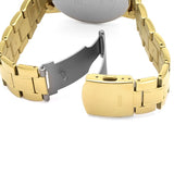 Guess Hendrix Multifunction Black Dial Gold Steel Strap Watch for Men - W1309G2 Authentic Buy Shop Now