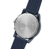 Armani Exchange Outerbanks Chronograph Blue Dial Blue Silicone Strap Watch For Men - AX7128 Authentic Buy Shop Now