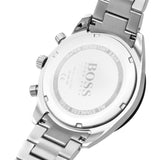 Hugo Boss Santiago Black Dial Silver Steel Strap Watch for Men - 1513862 Authentic Buy Shop Now