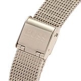 Hugo Boss Flawless White Dial Gold Mesh Bracelet Watch for Women - 1502553 Authentic Buy Shop Now