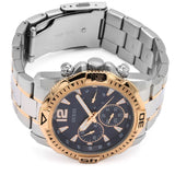 Guess Commander Chronograph Blue Dial Two Tone Steel Strap Watch for Men - GW0056G5 Authentic Buy Shop Now