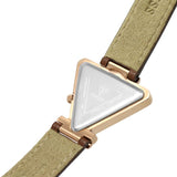Guess Fame Quartz Rose Gold Dial Brown Leather Strap Watch For Women - GW0548L2 Authentic Buy Shop Now