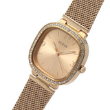 Guess Tapestry Diamonds Rose Gold Dial Rose Gold Mesh Bracelet Watch for Women - GW0354L3 Authentic Buy Shop Now