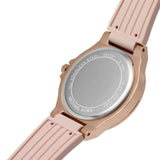 Michael Kors Mini Lennox Three-Hand Rose Gold Dial Pink Silicone Strap Watch For Women - MK7282 Authentic Buy Shop Now