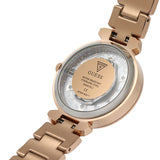 Guess Crystal Clear Rose Gold Dial Rose Gold Steel Strap Watch for Women - GW0470L3 Authentic Buy Shop Now