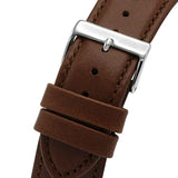 Hugo Boss Skymaster White Dial Brown Leather Strap Watch for Men - 1513786 Authentic Buy Shop Now