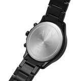 Armani Exchange Chronograph Black Dial Black Steel Strap Watch For Men - AX2429 Authentic Buy Shop Now