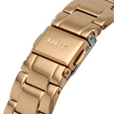 Guess Crown Jewel Multifunction Diamonds White Dial Rose Gold Steel Strap Watch For Women - GW0410L3 Authentic Buy Shop Now
