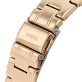 Guess Sparkler Diamonds Black Dial Rose Gold Steel Strap Watch for Women - GW0111L3 Authentic Buy Shop Now