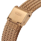 Guess Soiree Diamonds Rose Gold Dial Rose Gold Mesh Bracelet Watch for Women - GW0402L3 Authentic Buy Shop Now