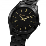 Michael Kors Slim Runway Black Dial Black Stainless Steel Strap Watch for Women - MK3221 Authentic Buy Shop Now