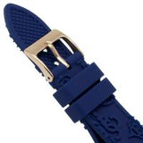 Guess Crown Jewel Diamonds White Dial Blue Rubber Strap Watch for Women - GW0411L2 Authentic Buy Shop Now
