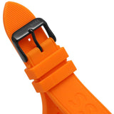 Hugo Boss Volane Black Dial Orange Silicone Strap Watch for Men - 1513957 Authentic Buy Shop Now