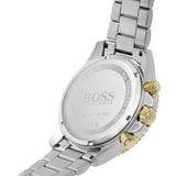 Hugo Boss Admiral Black Dial Two Tone Steel Strap Watch for Men - 1513908 Authentic Buy Shop Now
