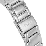 Guess Raven Diamonds Silver Dial Silver Steel Strap Watch for Women - GW0104L1 Authentic Buy Shop Now