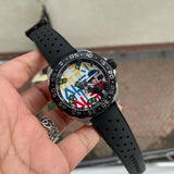 Tag Heuer Formula 1 Alec Monopoly Special Edition Black Rubber Strap Watch for Men - WAZ1119.FT8023 Authentic Buy Shop Now