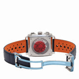Tag Heuer Monaco Gulf Automatic Chronograph Blue Dial Blue Leather Strap Watch for Men - CBL2115.FC6494 Authentic Buy Shop Now