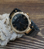 Guess Soho Diamonds Black Dial Black Mesh Bracelet Watch for Women - W0638L5 Authentic Buy Shop Now