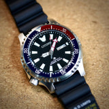 Citizen Promaster Automatic 200M Diver Fugu Limited Edition Black Dial Black Rubber Strap Watch For Men - NY0110 Authentic Buy Shop Now