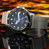 Tissot Seastar 1000 Powermatic 80 Blue Dial SIlver Mesh Bracelet Watch For Men - T120.407.11.041.02 Authentic Buy Shop Now