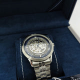 Maserati Ricordo Automatic Skeleton Silver Dial Silver Steel Strap Watch For Men - R8823133005 Authentic Buy Shop Now