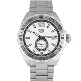 Tag Heuer Formula 1 Calibre 6 Automatic White Dial Silver Steel Strap Watch for Men - WAZ2013.BA0842 Authentic Buy Shop Now