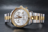 Tissot PR 100 Sport Chic Chronograph Silver Dial Two Tone Steel Strap Watch For Women - T101.917.22.031.00 Authentic Buy Shop Now