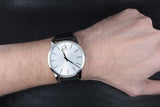 Calvin Klein City White Dial Black Leather Strap Watch For Men - K2G211C6 Authentic Buy Shop Now