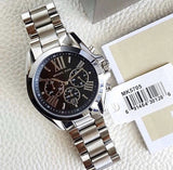 Michael Kors Bradshaw Black Dial Silver Steel Strap Watch for Men - MK5705 Authentic Buy Shop Now
