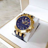 Versace Race GMT Blue Dial Blue Leather Strap Watch For Men - 29G70D282 Authentic Buy Shop Now
